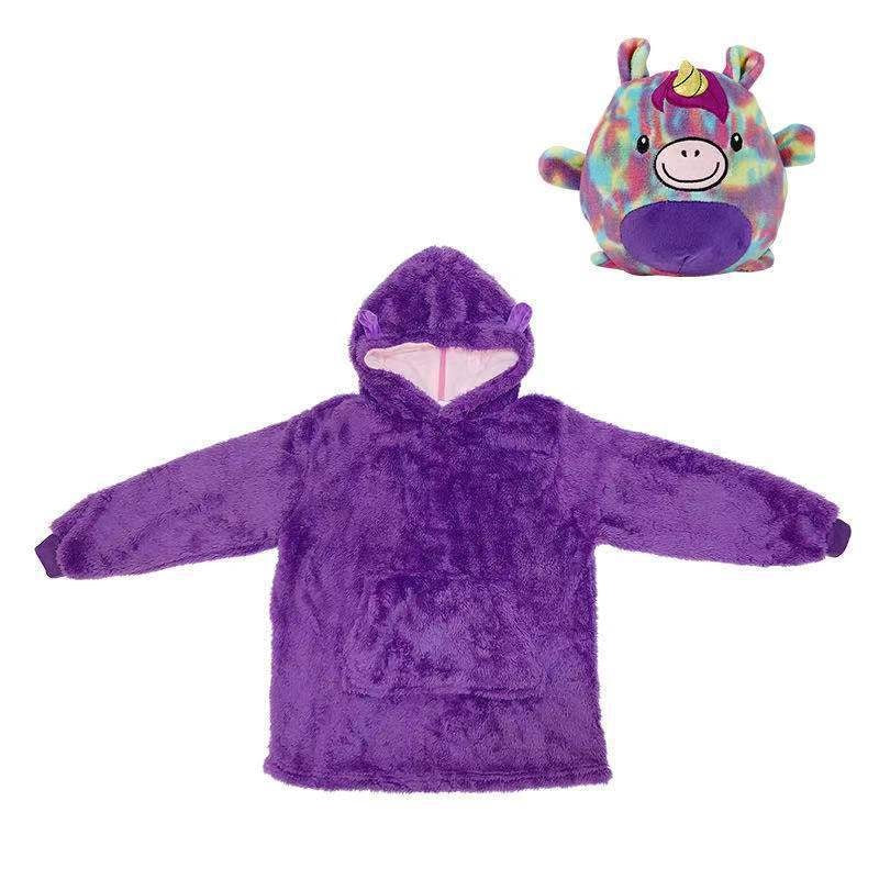 HUGGLE PETS Hoodie 2 в 1 - Плюшена играчка и суитчър - 2 в 1