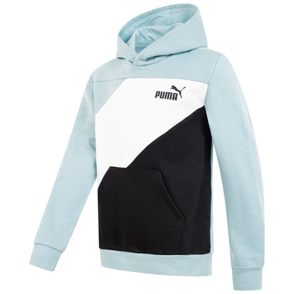 Детски суитчър с качулка PUMA POWER Colorblock, худи