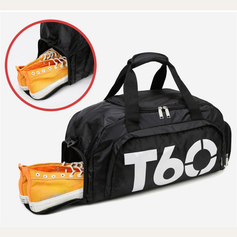 Спортен сак Т60, черен/бял