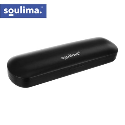 Електрическа звукова четка за зъби Soulima, 90 000 оборота/мин. + 6 глави, черна