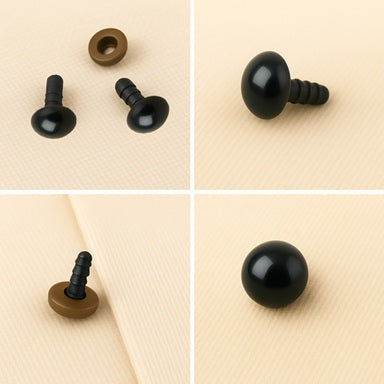 Черни и цветни очи и нослета за плетени играчки MAALEO, амигуруми, 560 части