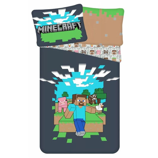Спален комплект Minecraft, 100% памук, 2 части, 140x200 см