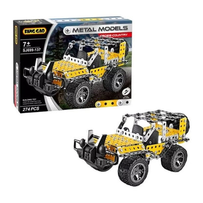 Конструктор джип, Метален, 3D модел, 274 части