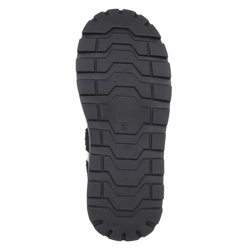 Дамски спортни обувки с платформа, Черни