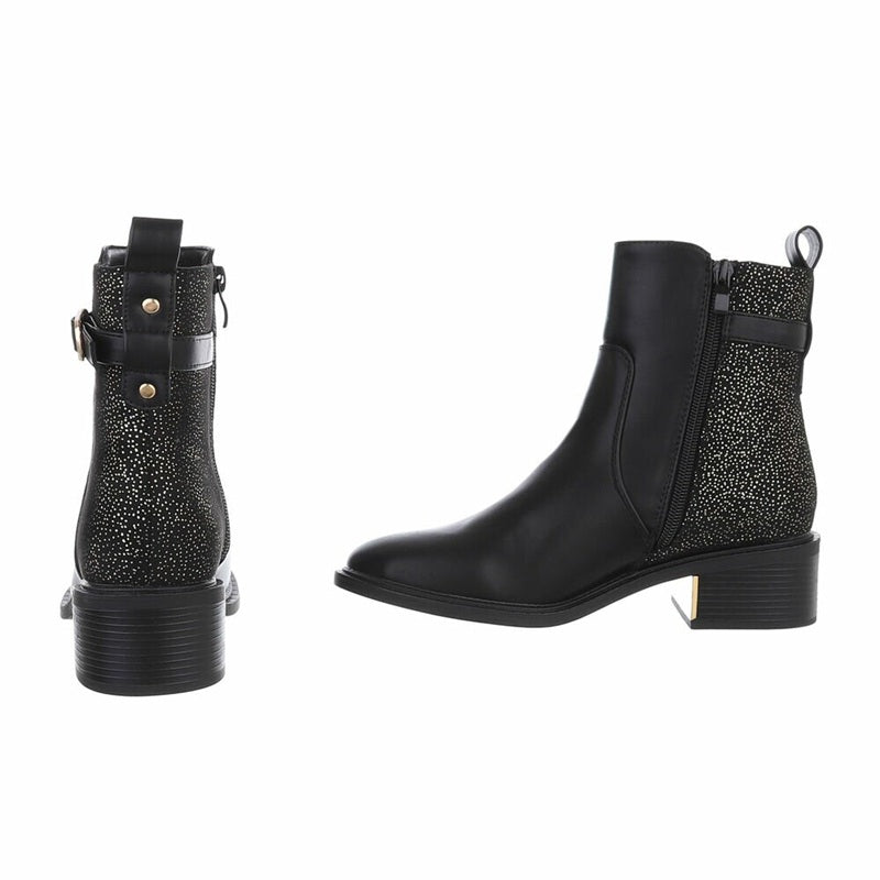 Дамски боти до глезена, еко кожа