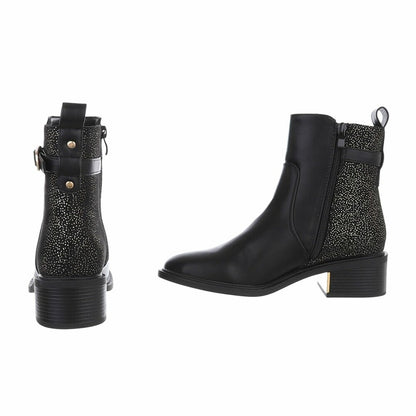 Дамски боти до глезена, еко кожа