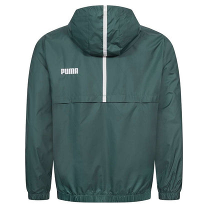 Мъжко яке PUMA Windbreaker, тъмно зелено
