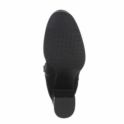 Дамски боти Varaga, еко кожа, черни