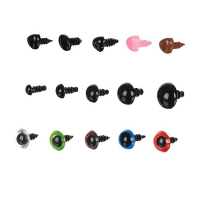 Черни и цветни очи и нослета за плетени играчки MAALEO, амигуруми, 560 части