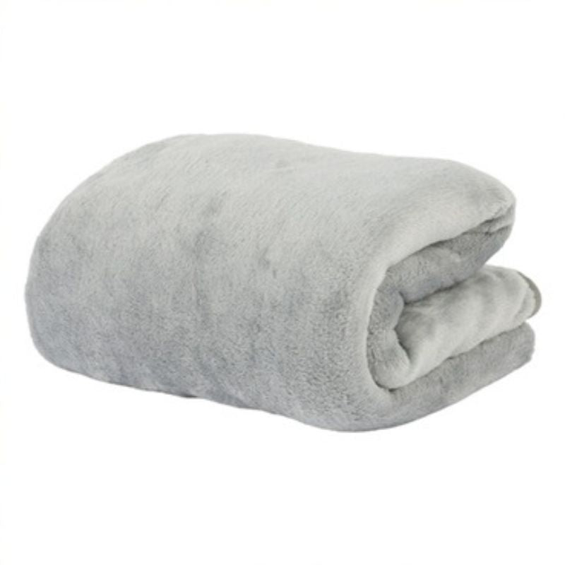 3 в 1 - Плюшена играчка Хамстер, възглавница и одеяло Kruzzel, сиво