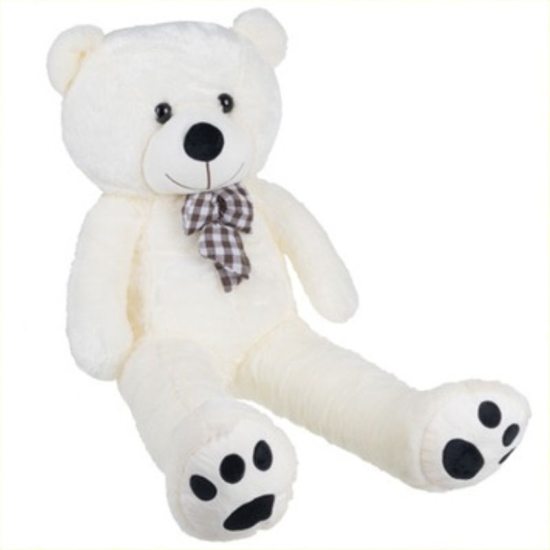 Голяма плюшена играчка Мече KRUZZEL, 180 см, Екрю