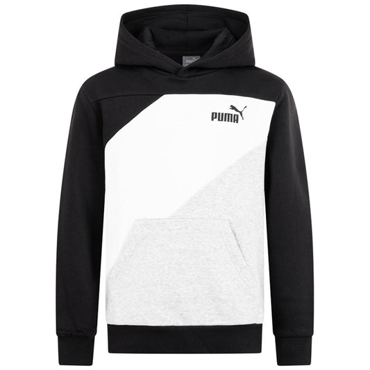Детски суитчър с качулка PUMA POWER Colorblock, худи