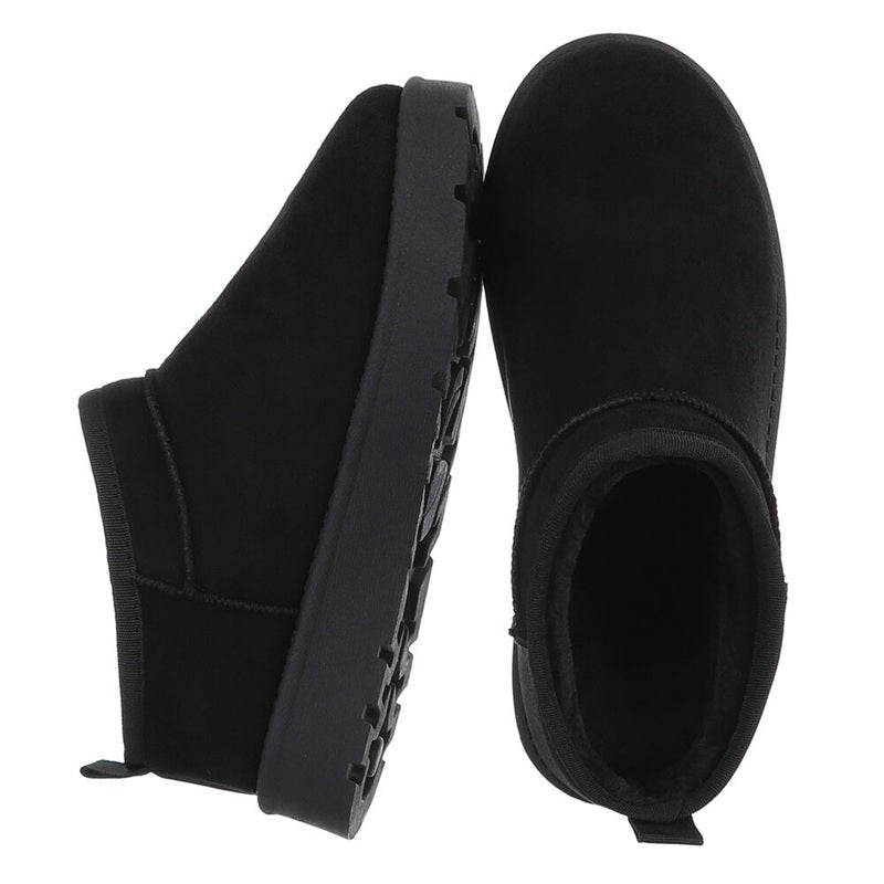 Дамски зимни боти до глезена, Черни