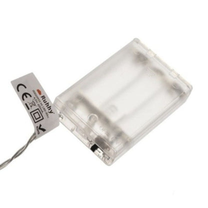 Коледна декорация с LED светещи еленчета, топло бяло, 10 броя