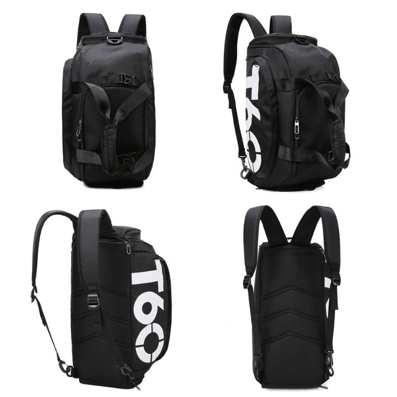 Спортен сак Т60, черен/бял