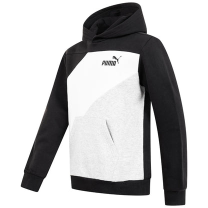 Детски суитчър с качулка PUMA POWER Colorblock, худи