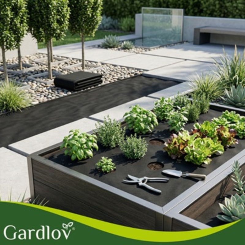 Черен агротекстил против плевели 1,6×20 м, 50 г/м² Gardlov