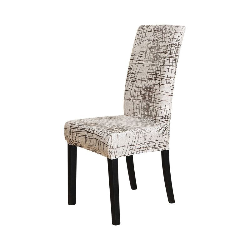 Калъф за стол, Слонова кост с линии