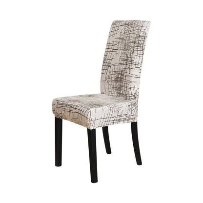 Калъф за стол, Слонова кост с линии