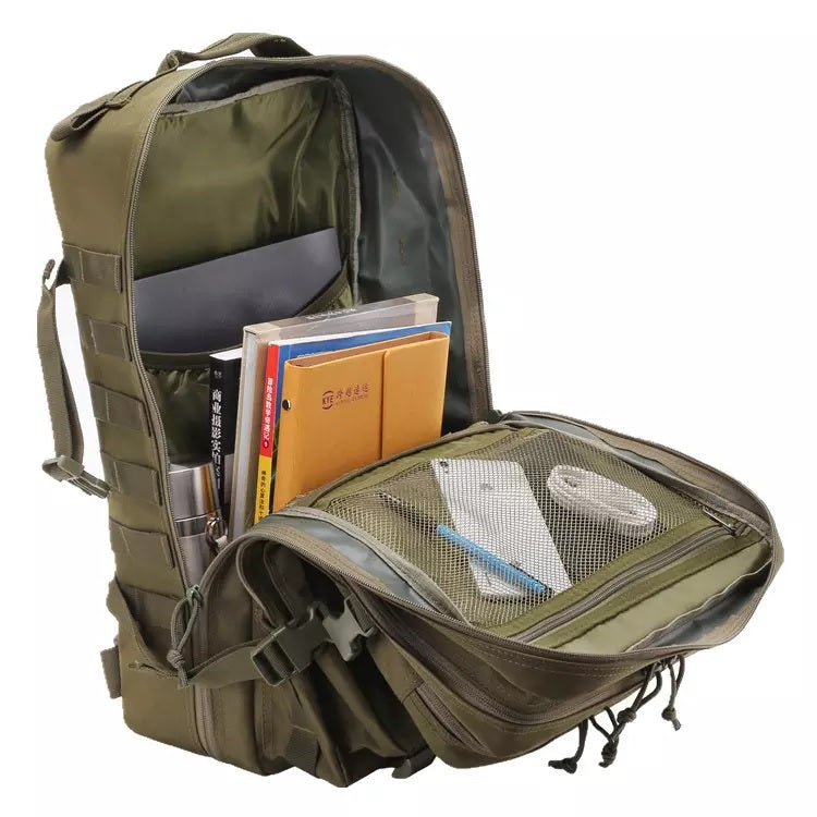 Военна раница Noah, 50х30х30см, Тъмно зелена