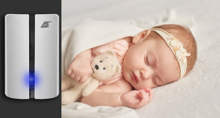 Водоустойчив безжичен звънец Malatec, бял