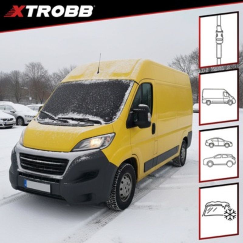 Покривало против замръзване за предно стъкло на ван, микробус, SUV, бус, XL - 200 x 100 см, XTROBB