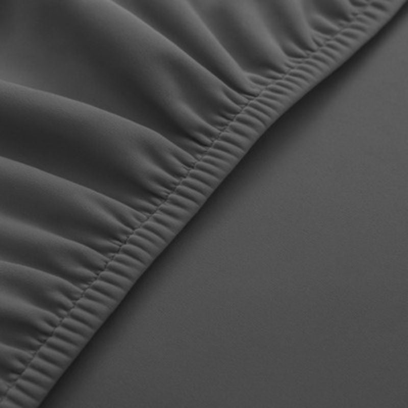 Еластични калъфи за столове Ruhhy, комплект от 6 броя, тъмно сив