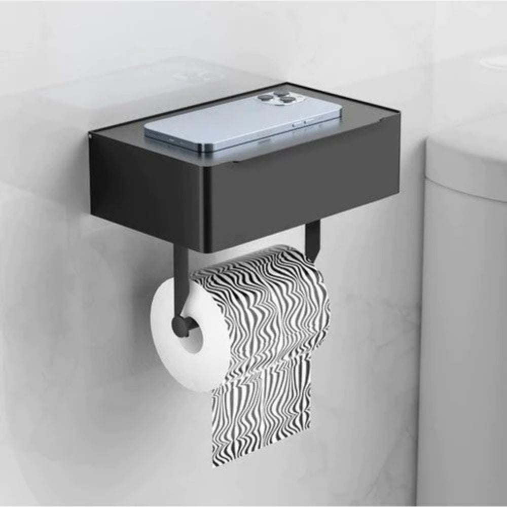 Поставка за тоалетна хартия Ruhhy с място за мокри кърпички и телефон