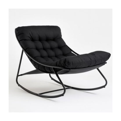 Люлеещо се кресло, черен, 110х80х80 см