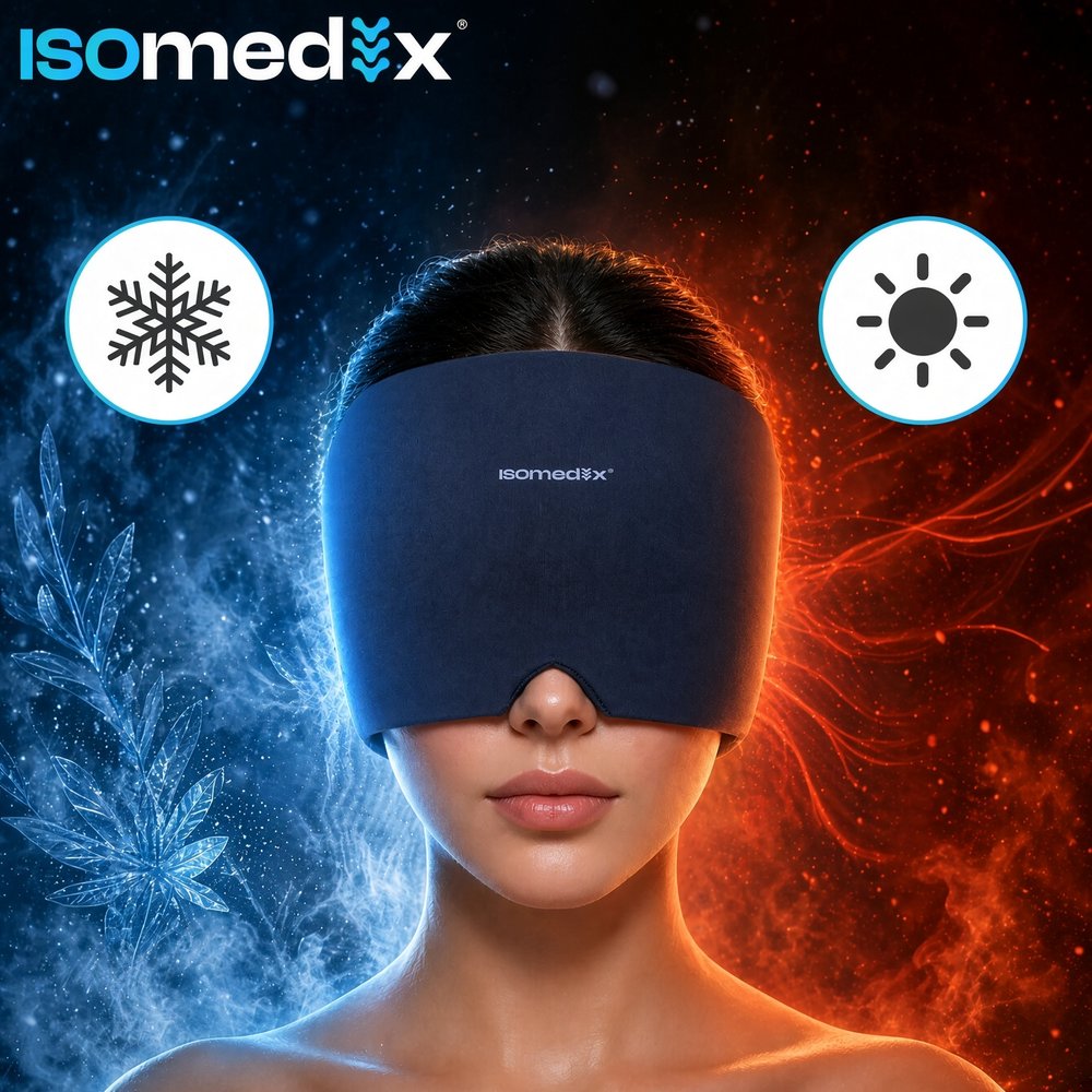 Гел маска Isomedix 2 в 1 – охлаждаща и затопляща терапия при мигрена