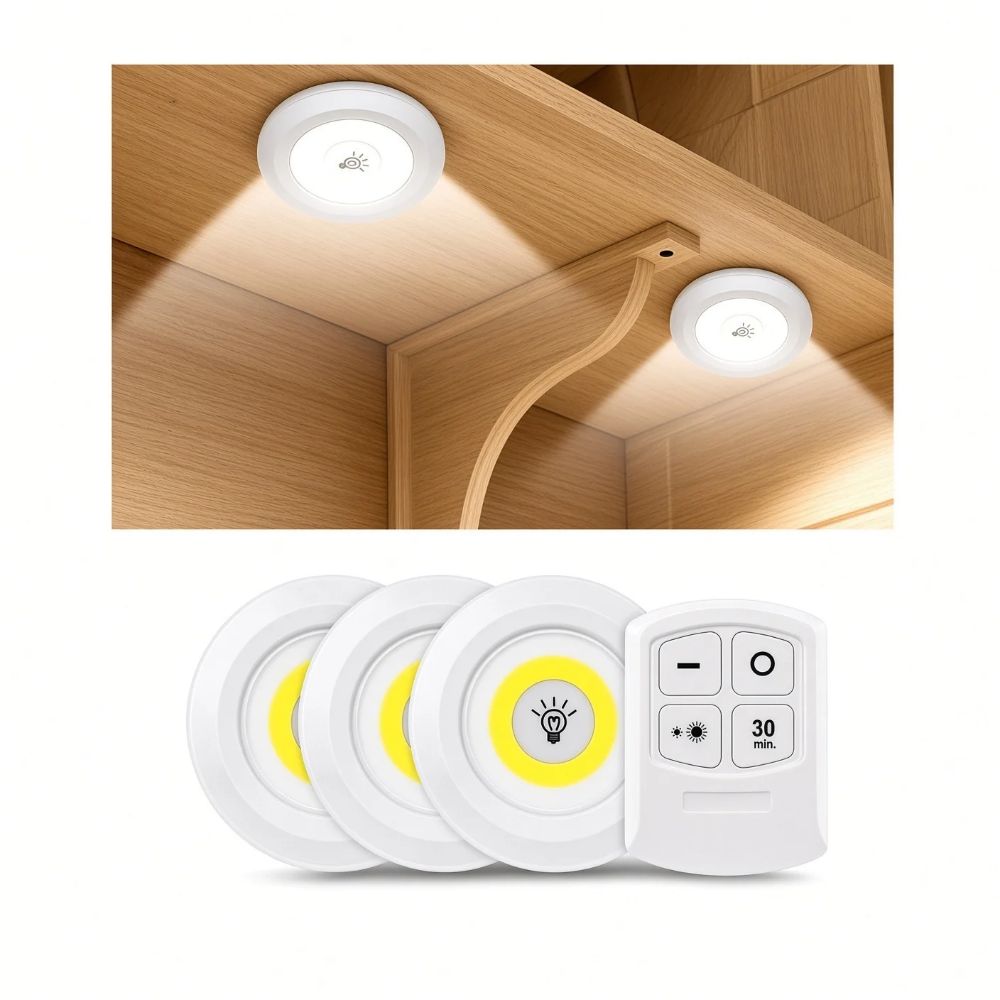 LED осветление под шкаф с комплект лампи и дистанционно