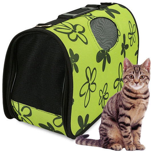 Транспортна чанта за куче/котка, Зелена