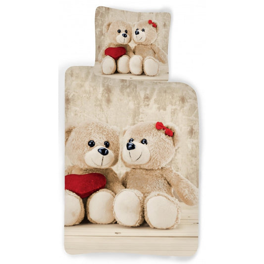 Детски спален комплект Teddy, 100% памук, 100х140 см, 2 части