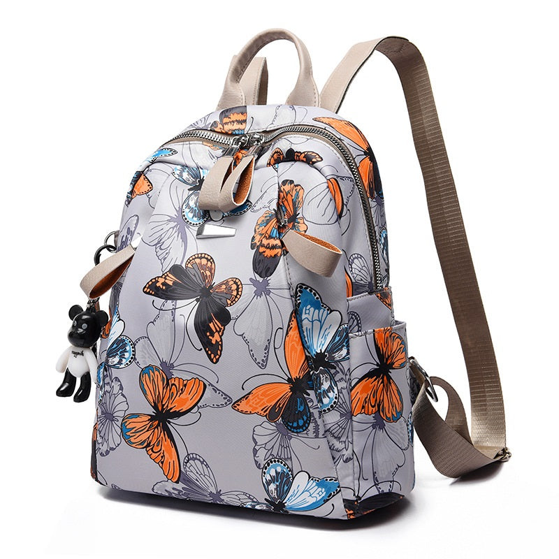 Раница Butterflies, изглед отстрани